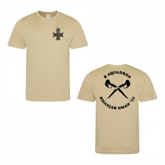 The Light Dragoons - B Squadron Performance Teeshirt OMAN 22